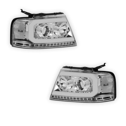 Lincoln Mark LT (2006 - 2008) Sequential LED DRL Headlights LH + RH