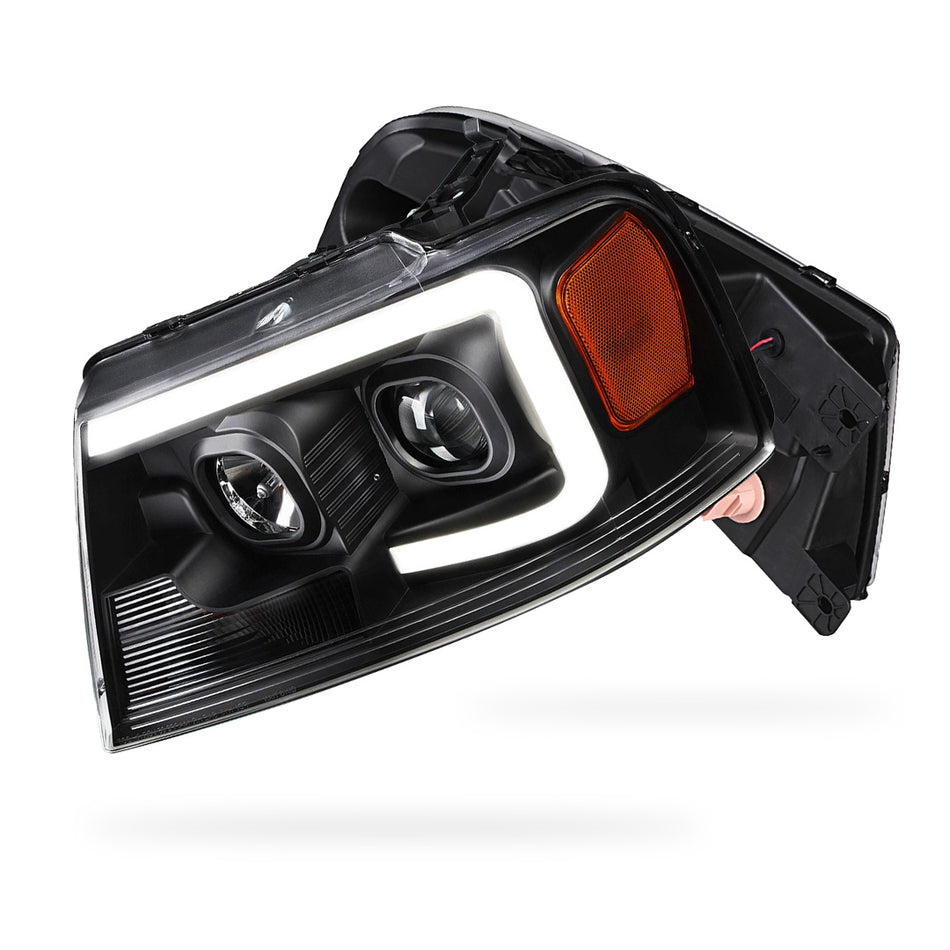 Ford F-150 (2004 - 2008) LED Light Bar Projector Headlights LH + RH