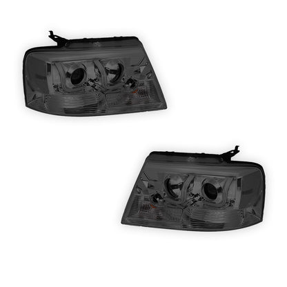 Ford F-150 (2004 - 2008) LED DRL Projector Headlights LH + RH