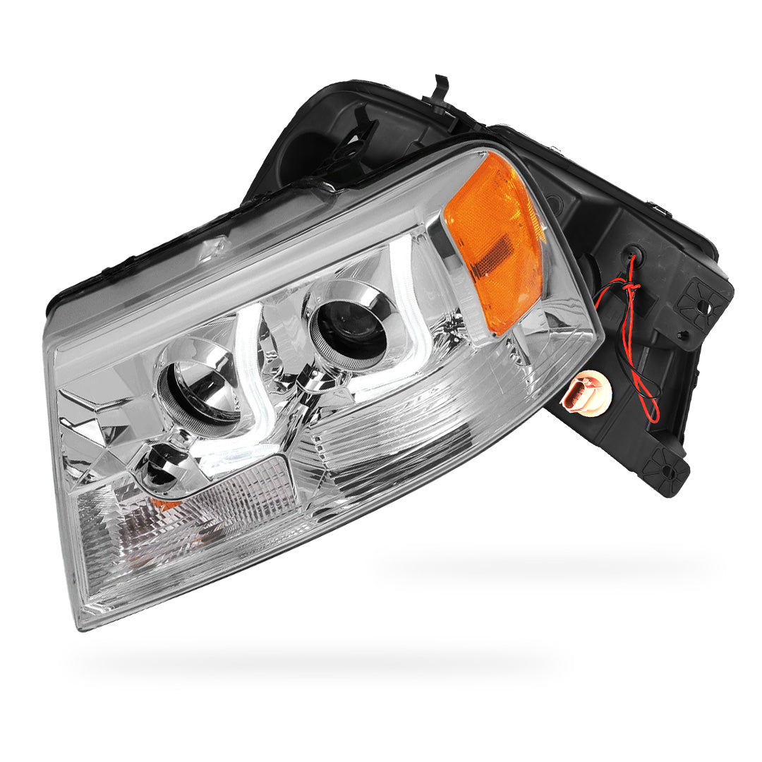 Lincoln Mark LT (2006 - 2008) LED DRL Projector Headlights LH + RH
