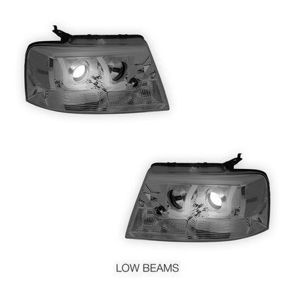 Lincoln Mark LT (2006 - 2008) LED DRL Projector Headlights LH + RH