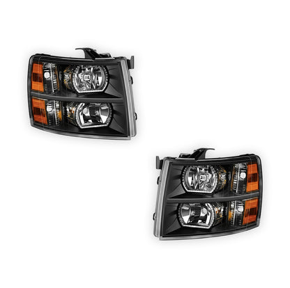 Chevrolet Silverado 3500 HD LS / LT / LTZ (2007 - 2013) Sequential RGB Start-Up LED DRL Headlights LH + RH