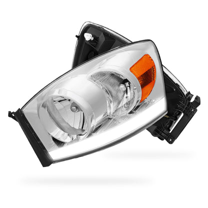 Dodge RAM 3500 (2006 - 2009) LED DRL Replacement Headlights LH + RH