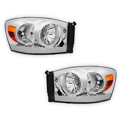 Dodge RAM 3500 (2006 - 2009) LED DRL Replacement Headlights LH + RH