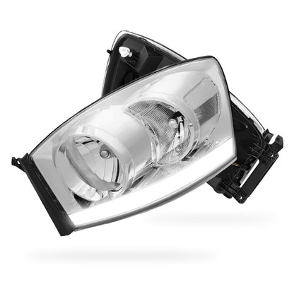 Dodge RAM 3500 (2006 - 2009) LED DRL Replacement Headlights LH + RH