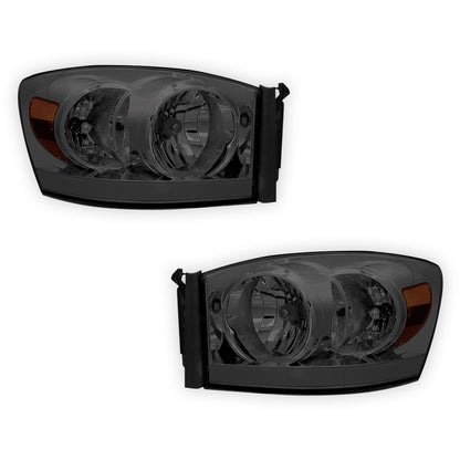 Dodge RAM 3500 (2006 - 2009) LED DRL Replacement Headlights LH + RH