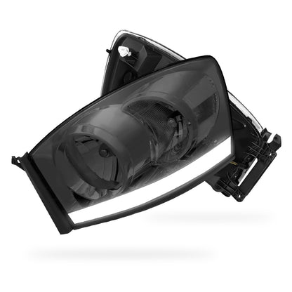 Dodge RAM 3500 (2006 - 2009) LED DRL Replacement Headlights LH + RH