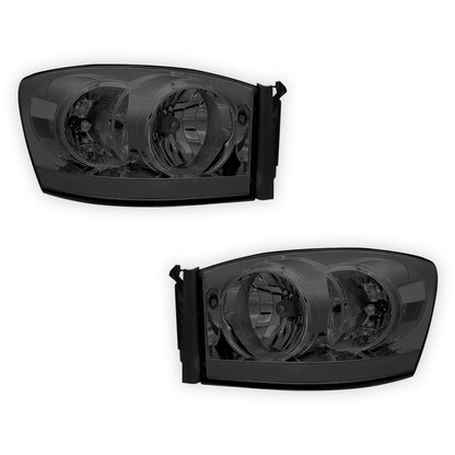 Dodge RAM 3500 (2006 - 2009) LED DRL Replacement Headlights LH + RH