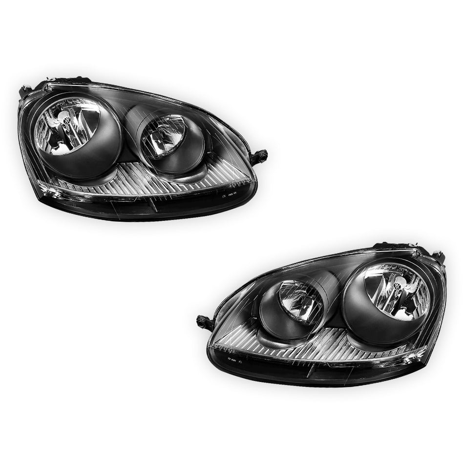 Volkswagen Jetta (2005 - 2010) Replacement Headlights LH + RH