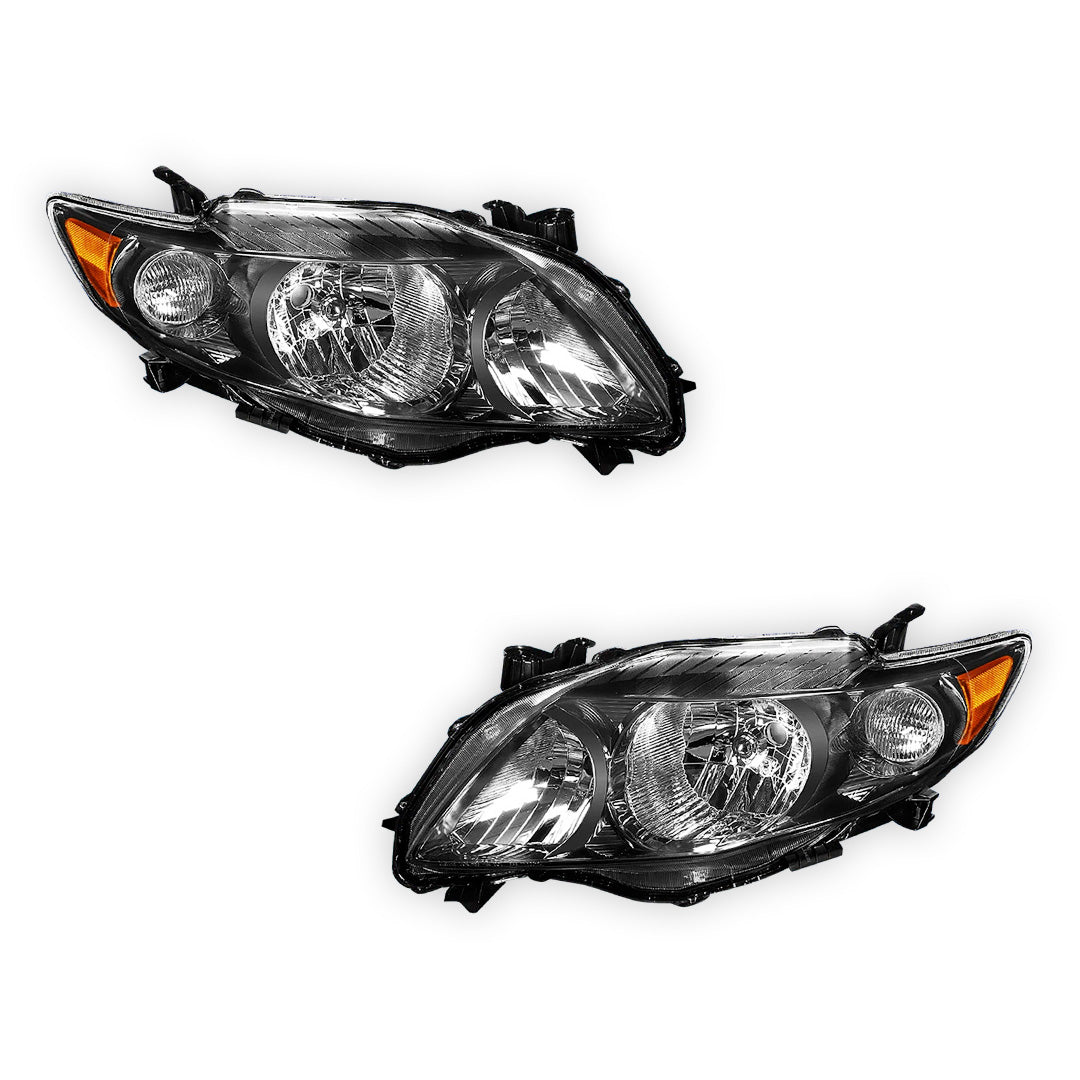 Toyota Corolla (2009 - 2010) Replacement Headlights LH + RH