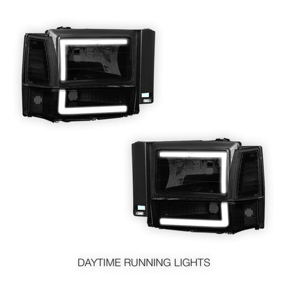 Ford Explorer (1991 - 1994) LED DRL Bar Headlight LH + RH