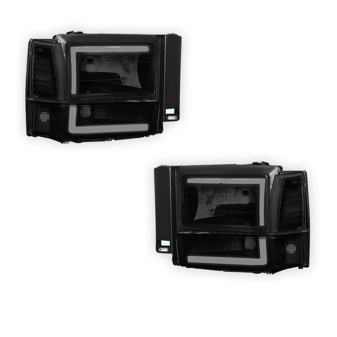 Ford Explorer (1991 - 1994) LED DRL Bar Headlight LH + RH