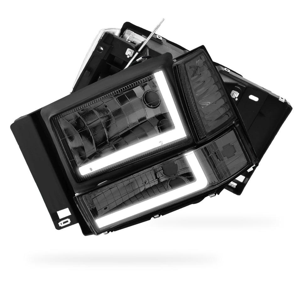 Ford Explorer (1991 - 1994) LED DRL Bar Headlight LH + RH