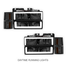 Chevrolet Tahoe LS / LT / Z71 Off-Road (1995 - 2000) Square - LED DRL Headlights LH + RH