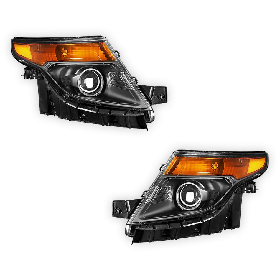 Ford Explorer (2011 - 2015) Replacement Headlights LH + RH
