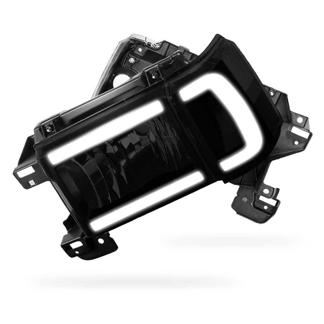 Ford Bronco (1987 - 1991) LED DRL Replacement Headlights LH + RH