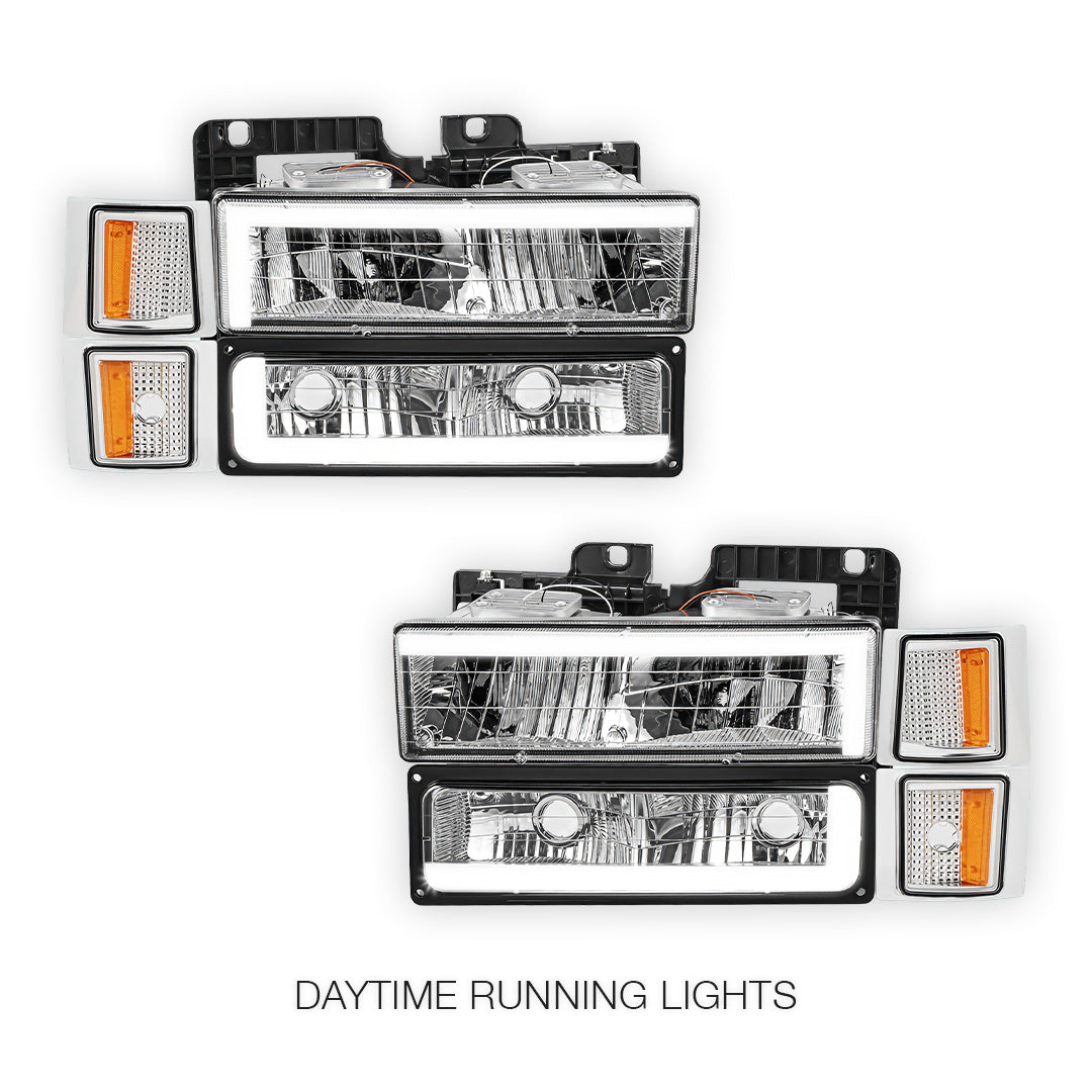 Chevrolet Blazer Cheyenne / Silverado / Sport (1994) C - LED DRL Headlights LH + RH
