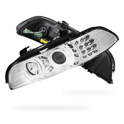 BMW 5-Series (1996 - 2003) LED Signal 3D DRL Projector Headlights LH + RH