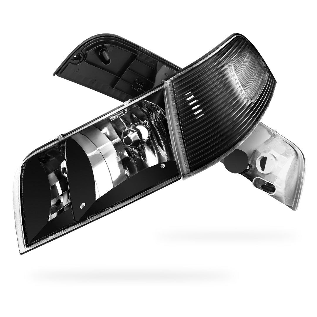 Ford Crown Victoria (1998 - 2011) Replacement Headlights LH + RH