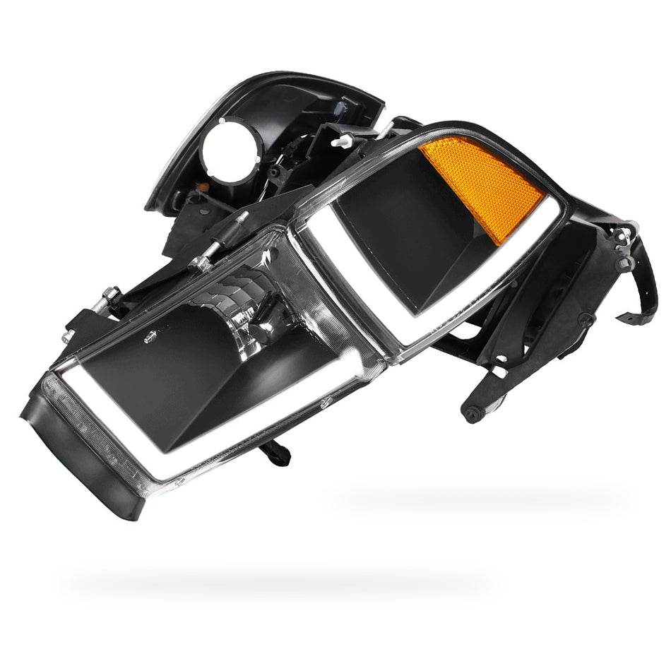 Dodge RAM 1500 (1994 - 2001) LED DRL Headlights LH + RH