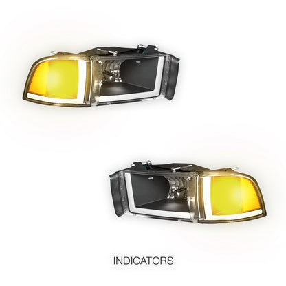 Dodge RAM 2500 (1994 - 2002) LED DRL Headlights LH + RH