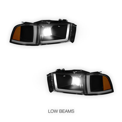 Dodge RAM 2500 (1994 - 2002) LED DRL Headlights LH + RH