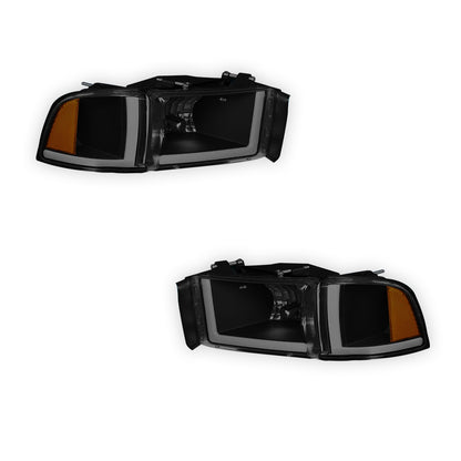Dodge RAM 2500 (1994 - 2002) LED DRL Headlights LH + RH