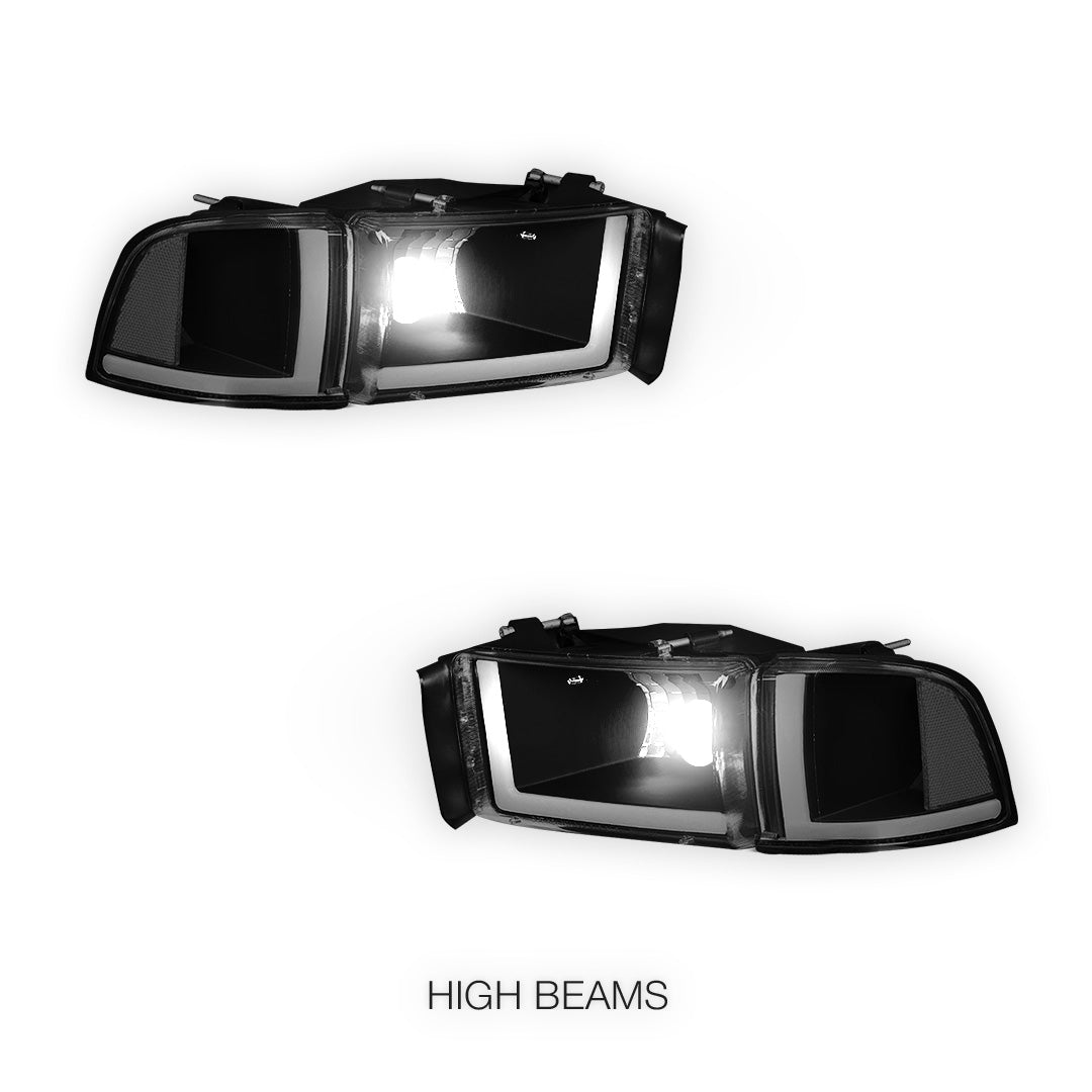 Dodge RAM 2500 (1994 - 2002) LED DRL Headlights LH + RH