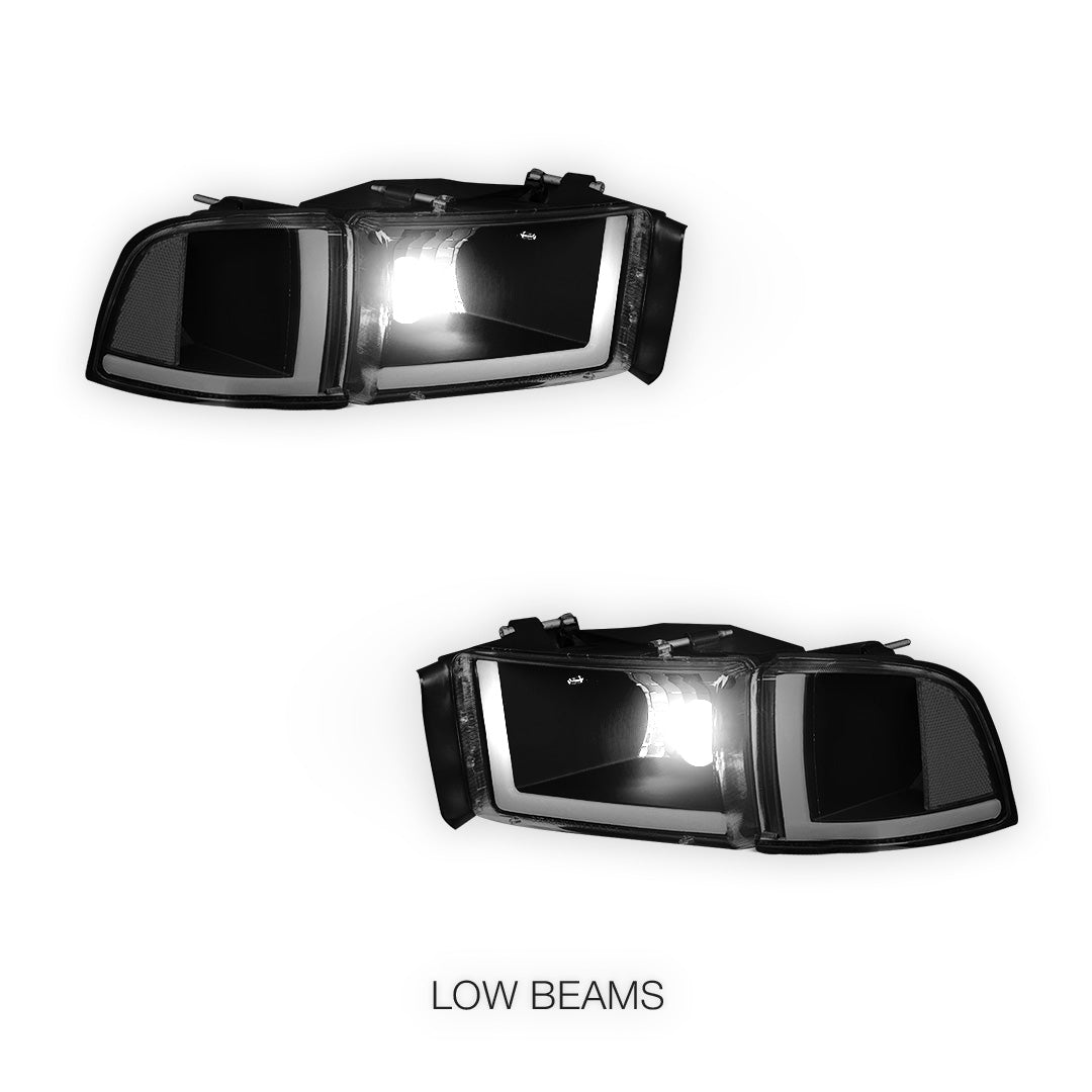 Dodge RAM 2500 (1994 - 2002) LED DRL Headlights LH + RH