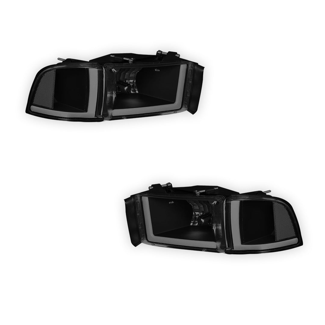 Dodge RAM 2500 (1994 - 2002) LED DRL Headlights LH + RH