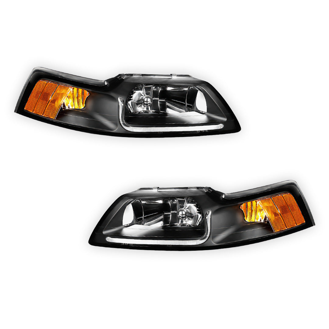 Ford Mustang (1999 - 2004) LED DRL Corner Headlights LH + RH