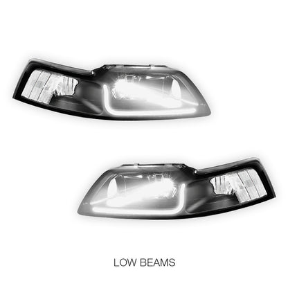 Ford Mustang (1999 - 2004) LED DRL Corner Headlights LH + RH