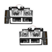 Chevrolet C1500 Suburban Silverado (1992 - 1993) F-LED DRL Replacement Headlights LH + RH