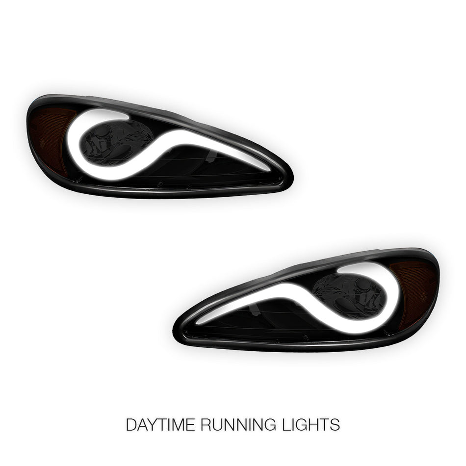 Pontiac Grand Am (1999 - 2005) LED DRL Headlights LH + RH