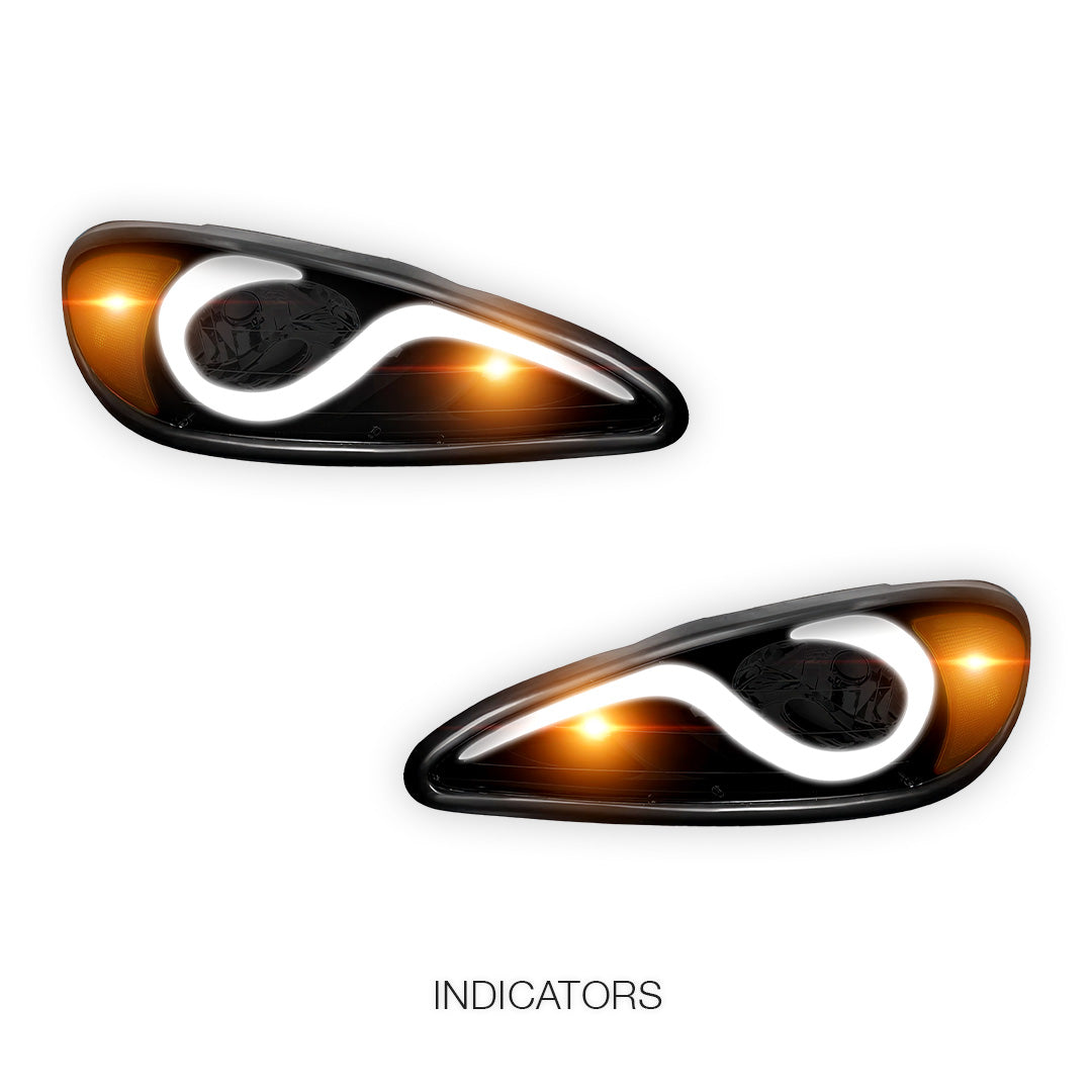 Pontiac Grand Am (1999 - 2005) LED DRL Headlights LH + RH