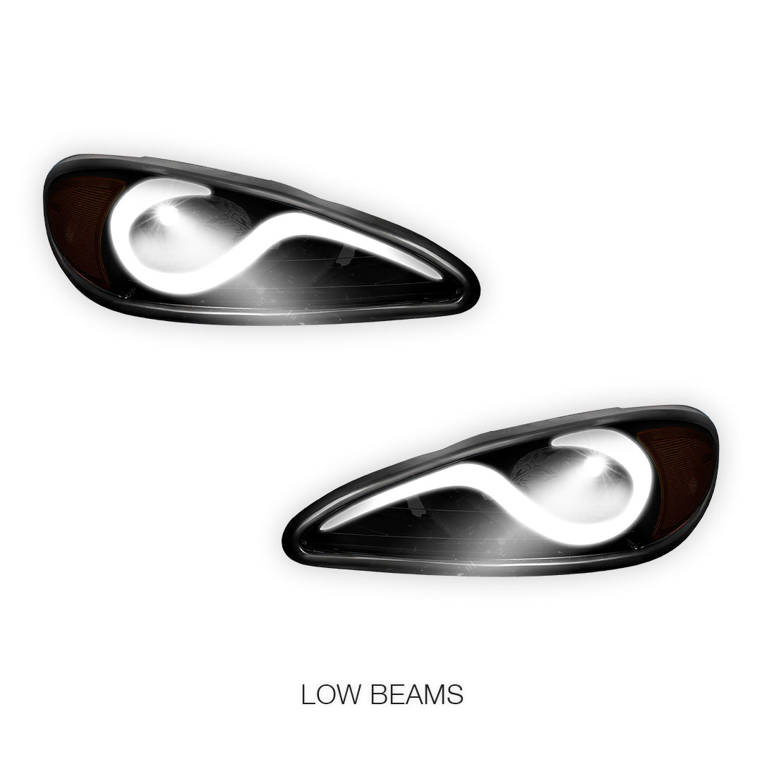 Pontiac Grand Am (1999 - 2005) LED DRL Headlights LH + RH