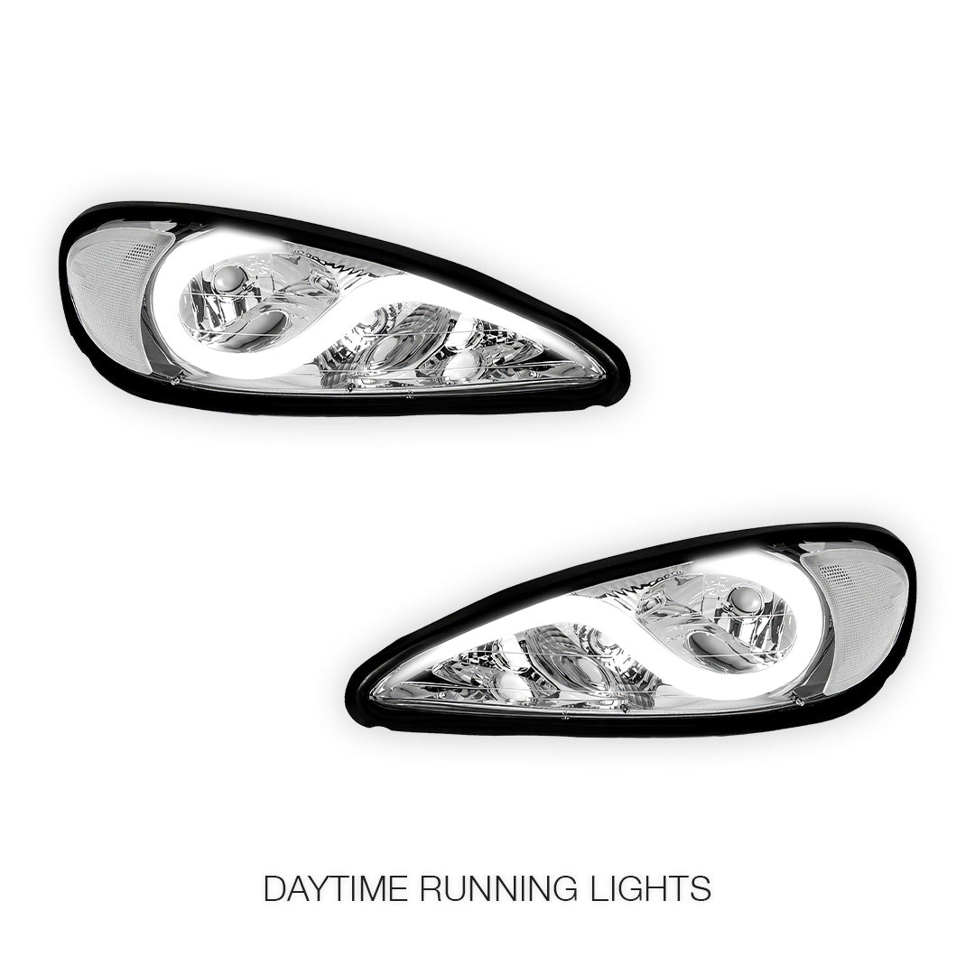 Pontiac Grand Am (1999 - 2005) LED DRL Headlights LH + RH