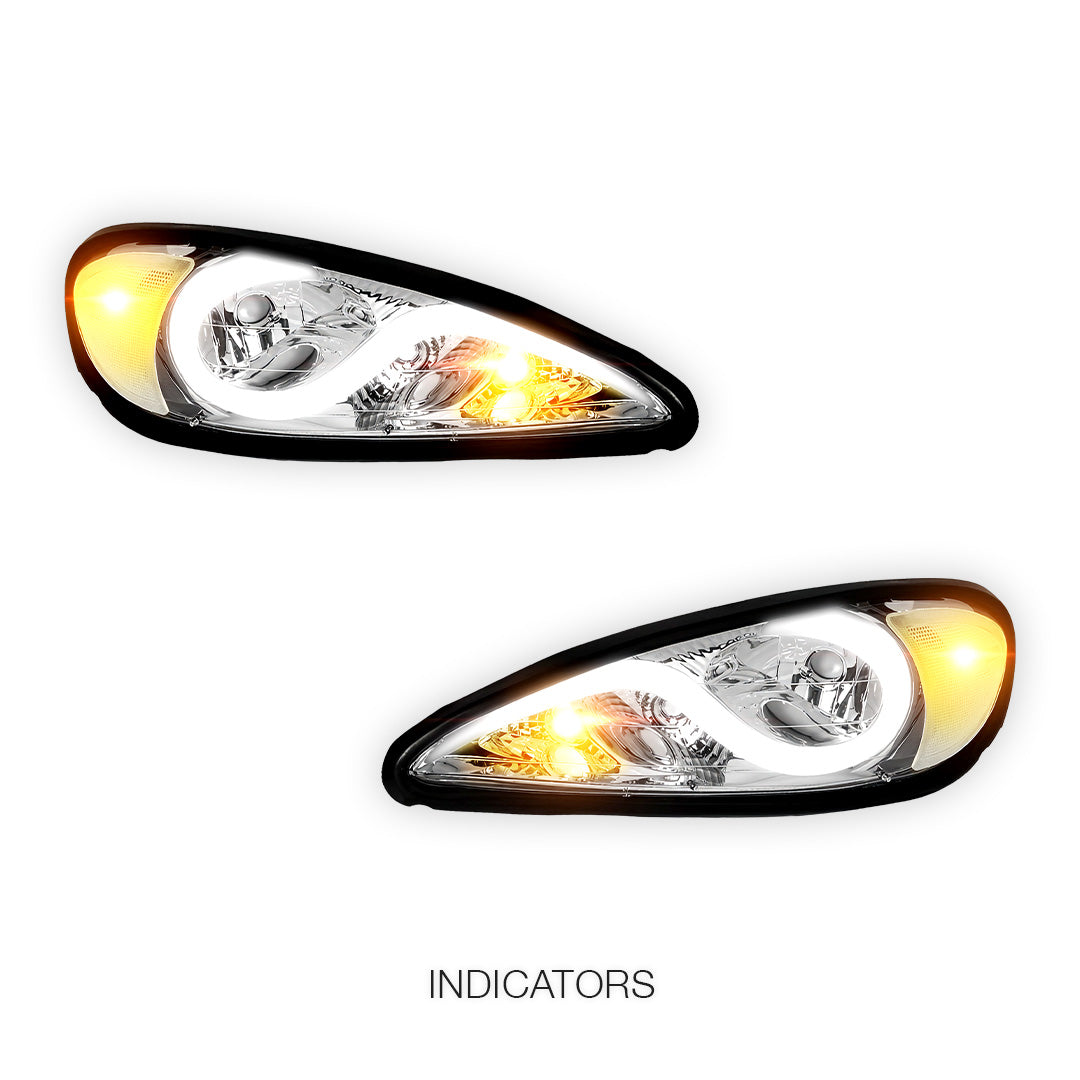 Pontiac Grand Am (1999 - 2005) LED DRL Headlights LH + RH