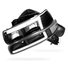 Chevrolet Silverado 1500 LS / LT / SS (1999 - 2002) L-Pattern 3D LED DRL Headlights LH + RH