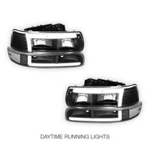 Chevrolet Silverado 2500 HD LS / LT  (2001 - 2002) L-Pattern 3D LED DRL Headlights LH + RH