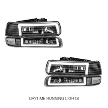 Chevrolet Suburban 2500 LS / LT (2000 - 2006) L-Pattern 3D LED DRL Headlights LH + RH