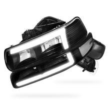Chevrolet Tahoe LT, Z71 / LTZ (2000 - 2006) L-Pattern 3D LED DRL Headlights LH + RH