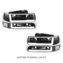 Chevrolet Silverado 1500 LS / LT / SS (1999 - 2002) Dual LED L-Pattern Switchback Headlights LH + RH