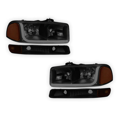 GMC Sierra 1500 HD SLE / SLT (2001 - 2007) LED DRL Headlights LH + RH