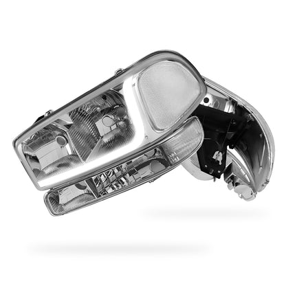 GMC Sierra 2500 HD SL / SLE / SLT (2001 - 2007) LED DRL Headlights LH + RH