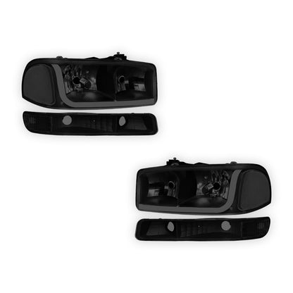 GMC Sierra 2500 HD SL / SLE / SLT (2001 - 2007) LED DRL Headlights LH + RH