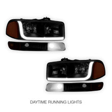 GMC Sierra 3500 SL / SLE / SLT (2001 - 2007) LED DRL Headlights LH + RH