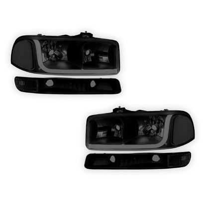 GMC Sierra 3500 SL / SLE / SLT (2001 - 2007) LED DRL Headlights LH + RH