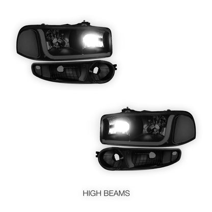 GMC Sierra 1500 Classic (2007) LED DRL Headlights LH + RH