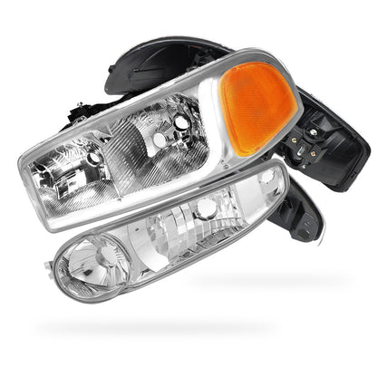 GMC Sierra 1500 Classic (2007) LED DRL Headlights LH + RH